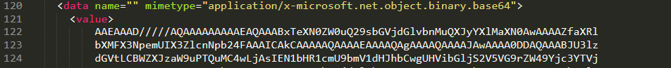 Base64-encoded serialized binary object in Resources.resx