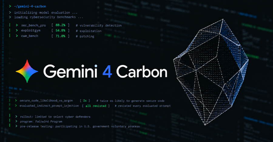 Google’s Gemini 4 Carbon Leads Benchmarks for Finding, Exploiting, and Patching Vulnerabilities